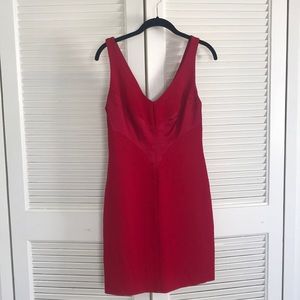 Vintage red cocktail dress